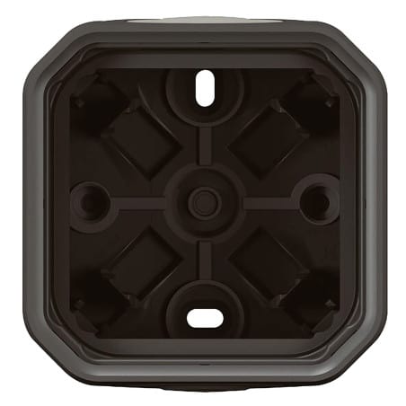 Boitier anthracite saillie 1 poste PLEXO LEGRAND 069601L