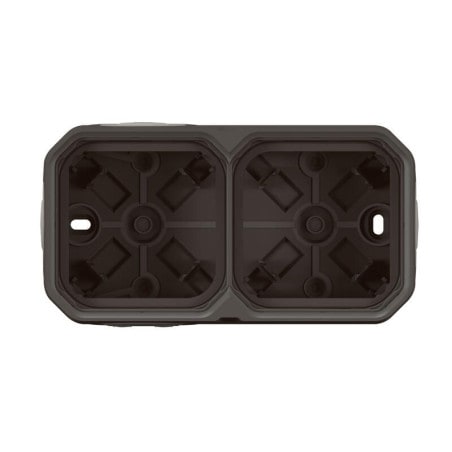 Boitier anthracite saillie 2 poste PLEXO LEGRAND 069602L