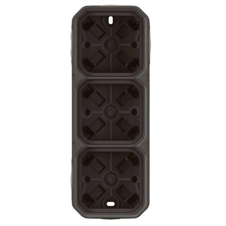 Boitier anthracite saillie 3 poste PLEXO LEGRAND 069603L