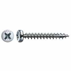Vis - Ø 5 mm - tête cylindrique empreinte Pozidriv - Acier zingué blanc SPAX