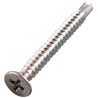 Vis - Ø4.2 mm - autoperceuse tête fraisée empreinte phillips acier zingue blanc