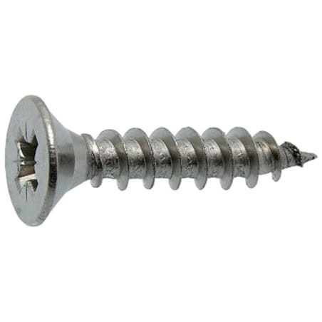 Vis - Ø 3.5 mm - pour bois et aggloméré tête fraisée empreinte pozidriv inox A2