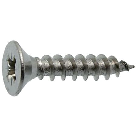 Vis - Ø 5 mm - pour bois et aggloméré tête fraisée empreinte pozidriv inox A2