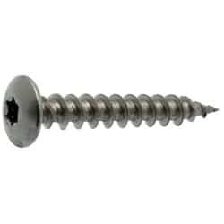 Vis penture tête ronde large empreinte torx inox A2