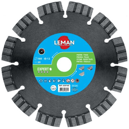 Lame diamant granit, quartz Ø 160 mm LEMAN 630160