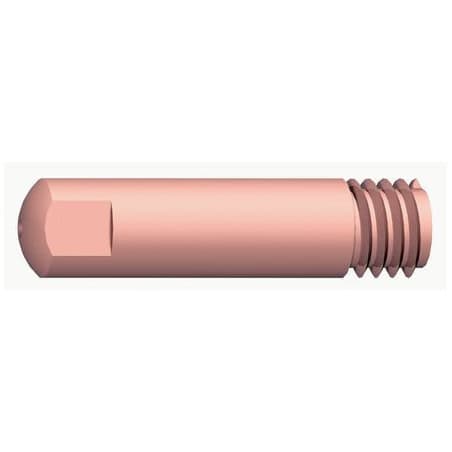 Tube contact cylindrique M6 - 1,0 mm pour torche MIG ABICOR BINZEL
