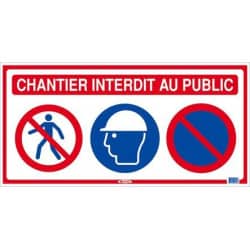 Panneau de chantier multi-informations TALIAPLAST
