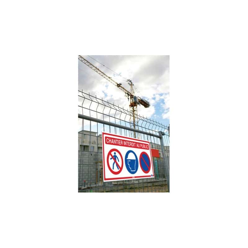 Panneau de chantier multi-informations TALIAPLAST