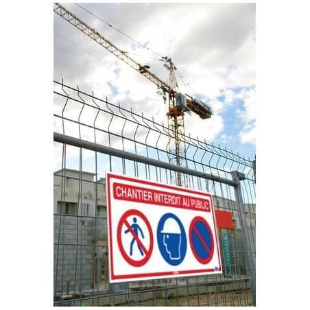 Panneau de chantier multi-informations TALIAPLAST