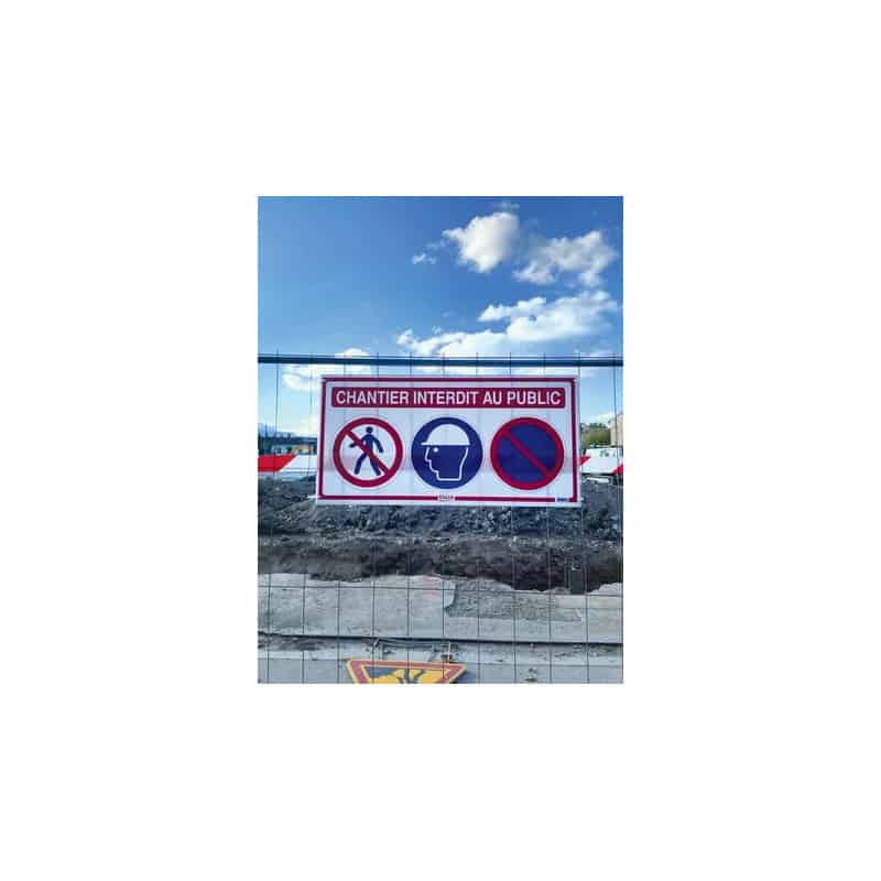 Panneau de chantier multi-informations TALIAPLAST