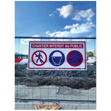 Panneau de chantier multi-informations TALIAPLAST
