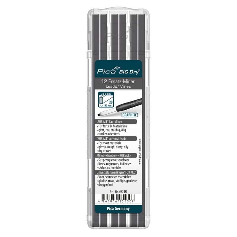 Mine graphite 2B pour crayon porte-mine Big Dry
