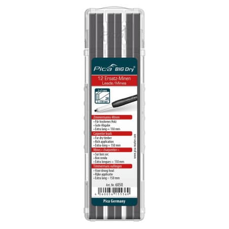 Mine pour bois sec 2H pour crayon porte-mine Big Dry