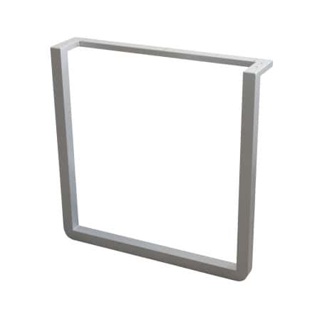 Pied de table rectangulaire nickelé - Hauteur 710 mm - largeur 800 mm -  MANART