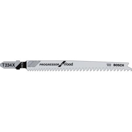 Lame T 234 x de scie sauteuse progressor BOSCH x 5