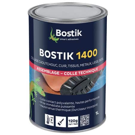Colle 1400 néoprene liquide pot 1L BOSTIK