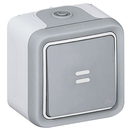 Interrupteur va et vient lumineux plexo applique IP55 CELIANE LEGRAND