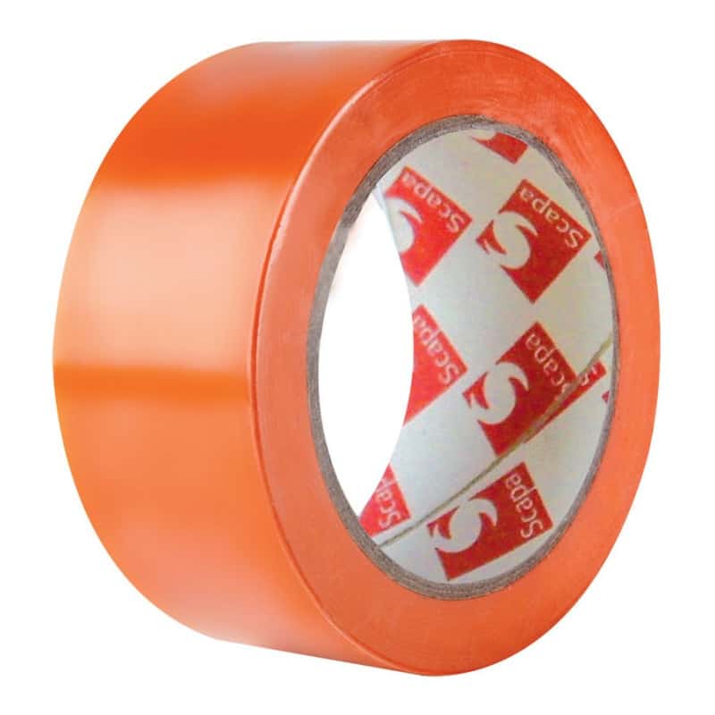 Adhésif pvc orange BARNIER