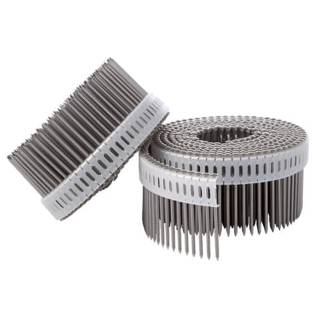 Clou inox A2 Ø2.5 L50 mm rouleau 0° extérieur tête bombée PASLODE x9750