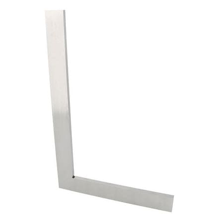 Equerre simple de mécanicien 1/25 DIN 875 II WILMART (déclinaison)