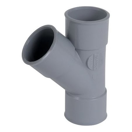 Culotte femelle/femelle Ø50 mm PVC 45° NICOLL
