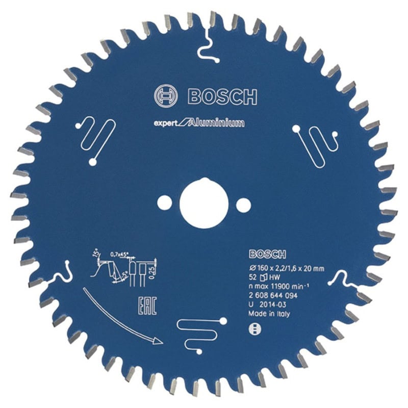 Lame de scie circulaire alu/pvc pour TS 55 