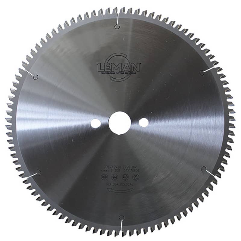 Lame de scie carbure pour aluminium / PVC LEMAN