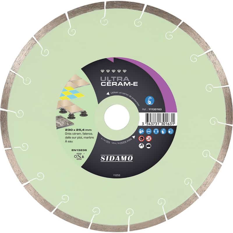 Disque diamant Ultra Céram-E SIDAMO