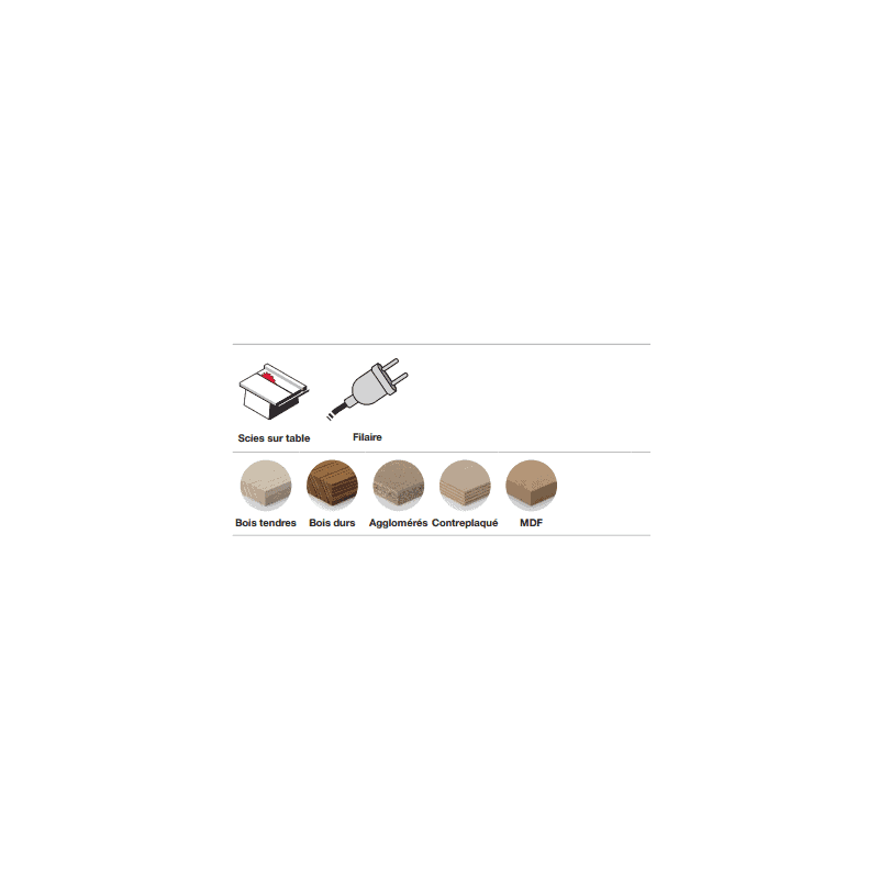 Lame pour scie circulaire portative Ø 250 - E2,8/1,8 - AL30 - 24 dents BA 20° FREUD F03FS09774