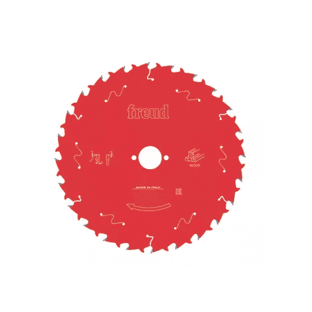 Lame pour scie circulaire portative Ø 250 - E2,8/1,8 - AL30 - 24 dents BA 20° FREUD F03FS09774