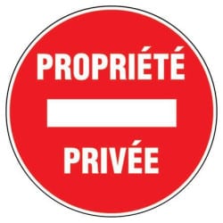 Panneau de signalisation NOVAP