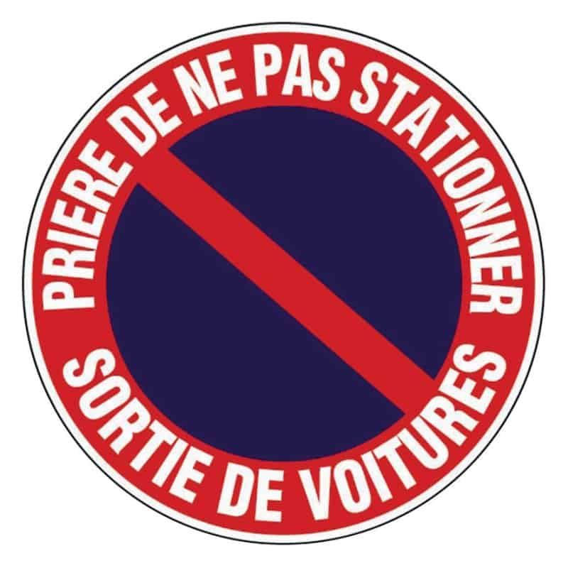 Panneau de signalisation NOVAP
