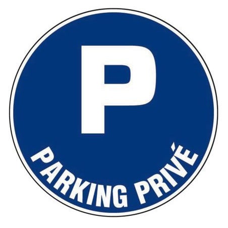 Panneau de signalisation "Parking privé" NOVAP