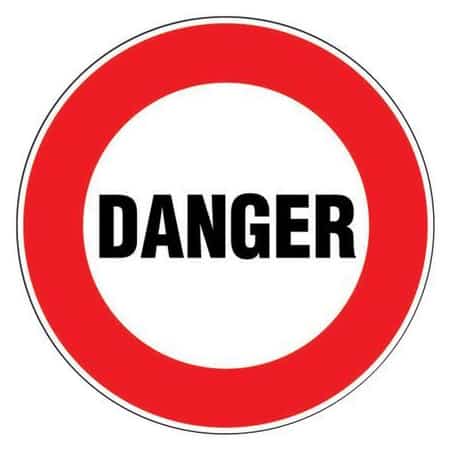 Panneau de signalisation "Danger" NOVAP