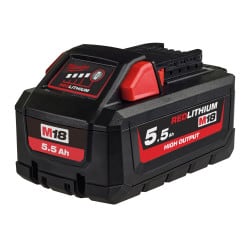 Batterie red lithium 18 V 5,5 Ah MILWAUKEE 4932464712