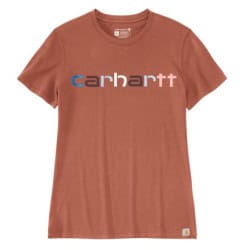Tee-shirt femme rouille...