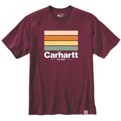 Tee-shirt bordeaux CARHARTT