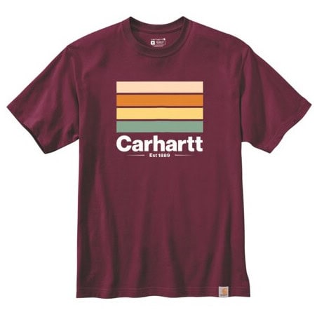 Tee-shirt bordeaux CARHARTT