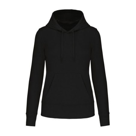 Sweat à capuche femme noir