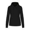 Sweat à capuche femme noir