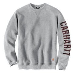 Sweat gris clair CARHARTT