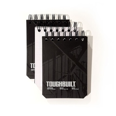 Lot de 3 bloc note pour organisateur TOUGHBUILT
