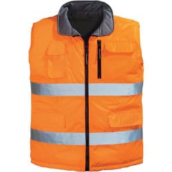 Gilet réversible ORANGE...