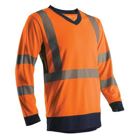 T-shirt haute-visibilité manches longues orange COVERGUARD