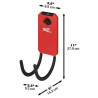 Petit crochet courbe packout MILWAUKEE 4932480705