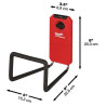 Petit crochet courbe packout MILWAUKEE 4932480705