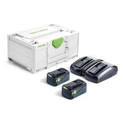Pack énergie 18V 5Ah 2 batteries + 1 chargeur TCL 6 DUO FESTOOL 577707