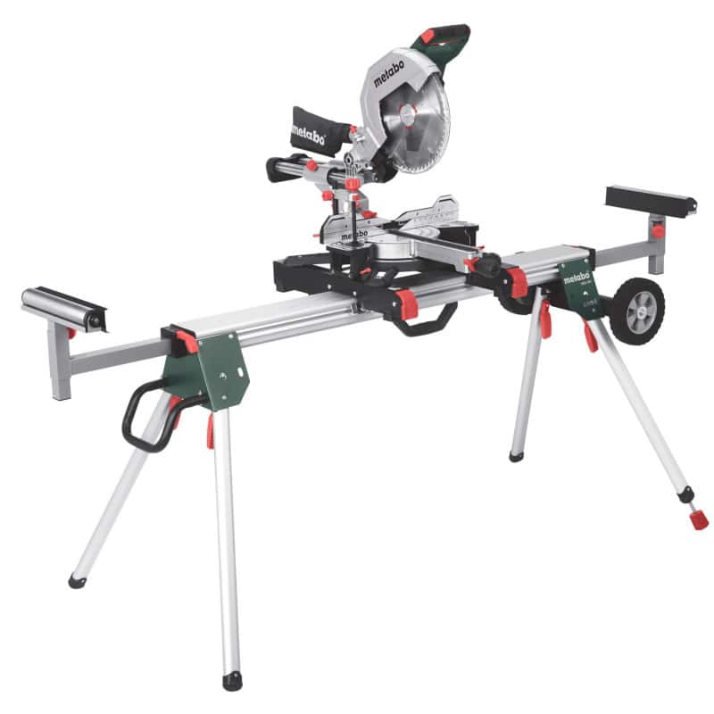 Scie à onglet radiale KGS 306 M + Piètement KSU 401 METABO 691216000