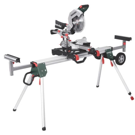 Scie à onglet radiale KGS 305 M + Piètement KSU 401 METABO 691216000