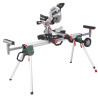 Scie à onglet radiale KGS 305 M + Piètement KSU 401 METABO 691216000